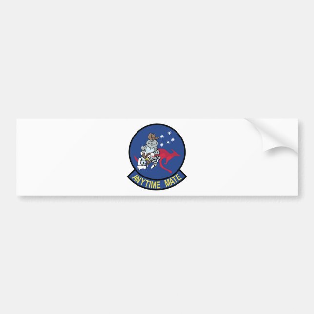 Anytime Baby F-14 Tomcat Australia Bumper Sticker (Front)