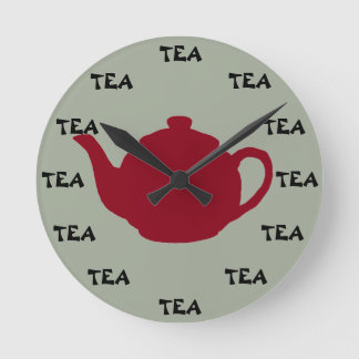 ANYTIME is Tea Time! Round Clock