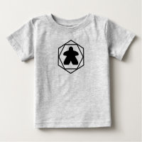 Anytime Meeple Black Art Toddler Shirt