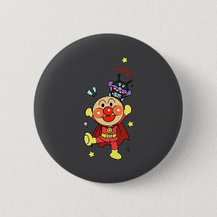 Anyway Anpanman New  6 Cm Round Badge