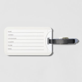 Anywhere But Here Luggage Tag