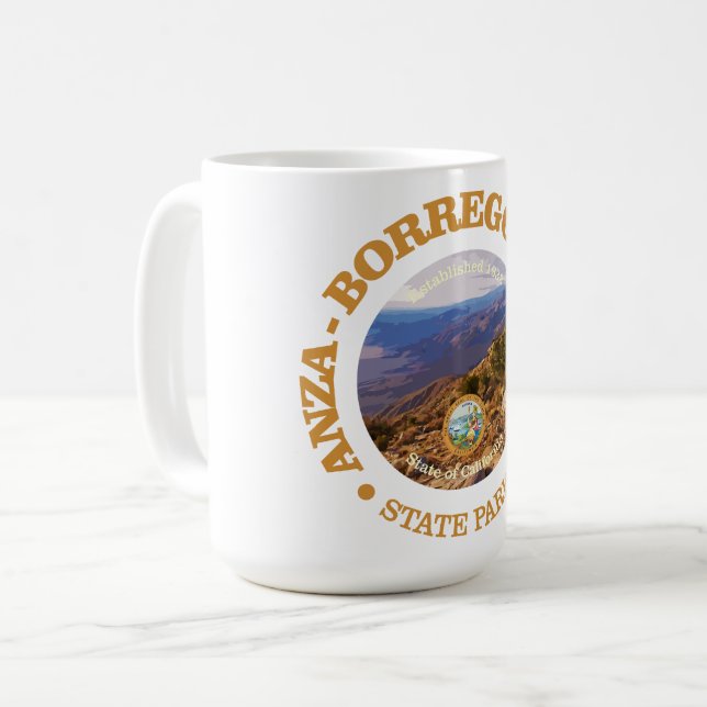 Anza-Borrego Desert SP Coffee Mug (Front Left)