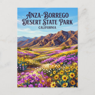 Anza-Borrego Desert State Park California Postcard