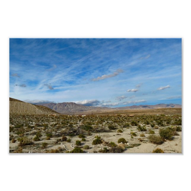 Anza Borrego Desert State Park  Photo Print (Front)