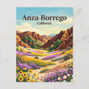 Anza-Borrego Desert State Park USA Postcard