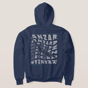 Anzar Streetwear Twisted Typography Amazigh Hoodie