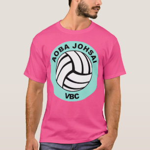Aoba Johsai Volleyball Practice Anime Manga Cospla T-Shirt