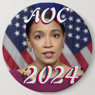 AOC 2024 6 CM ROUND BADGE