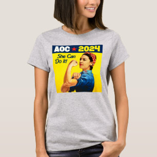 AOC 2024: She can do it T-Shirt