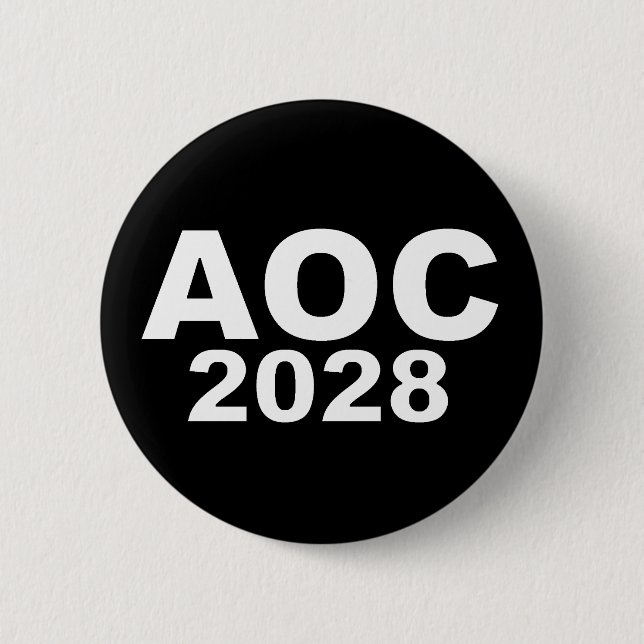 AOC 2028 6 CM ROUND BADGE (Front)