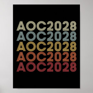 Aoc 2028 A.o.c. 2028 For President Aoc 28 Election Poster