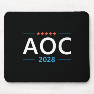 Aoc 2028 Alexandria Ocasio-cortez For President De Mouse Pad