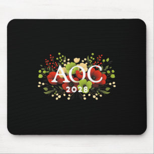 Aoc 2028 Floral For Women Men  Mouse Pad
