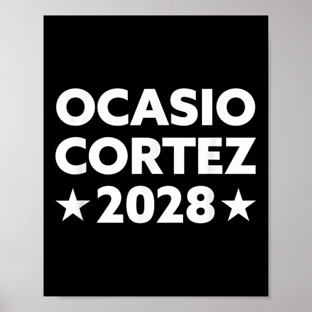 Aoc 2028 - Ocasio Cortez 2028  Poster (Front)