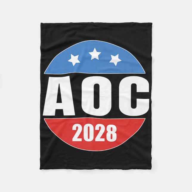 Aoc 2028 Premium  Fleece Blanket (Front)