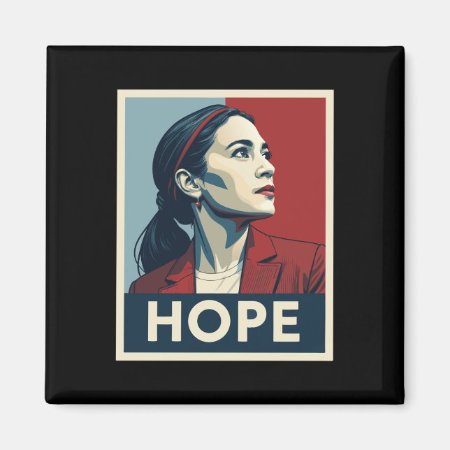Aoc Alexandria Ocasio Cortez 2028 For President -  Magnet (Front)