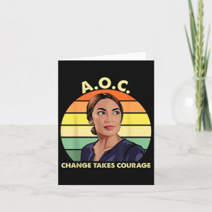 Aoc Alexandria Ocasio-cortez First Female Presiden Card