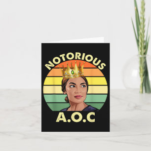 Aoc Alexandria Ocasio-cortez First Female Presiden Card