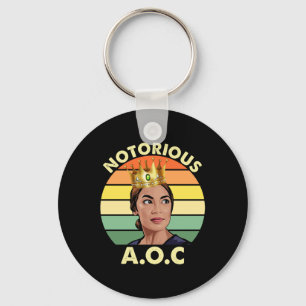 Aoc Alexandria Ocasio-cortez First Female Presiden Key Ring