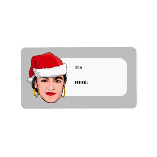 AOC Christmas Label