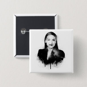 AOC Graffiti Art 15 Cm Square Badge