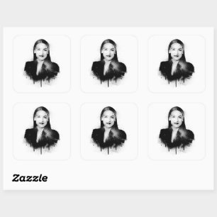 AOC Graffiti Art Square Sticker