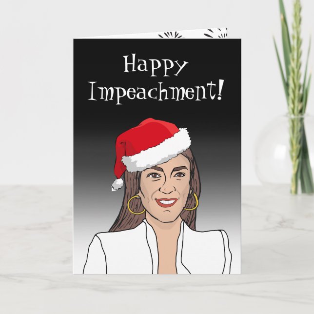 AOC Happy Impeachment Card (Front)