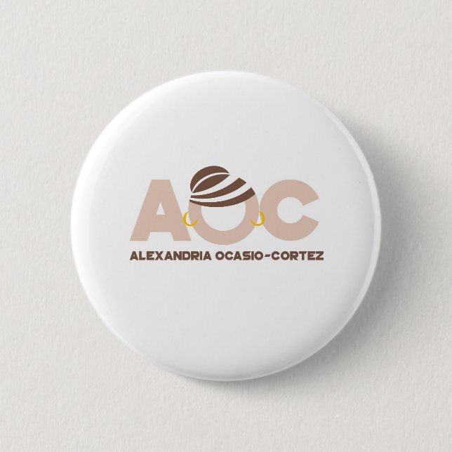AOC HOPE 6 CM ROUND BADGE (Front)