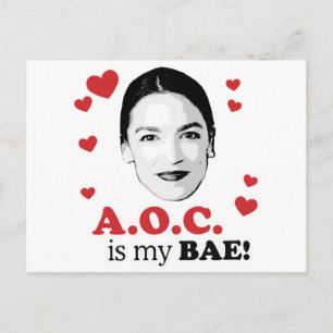 AOC is my BAE Postcard