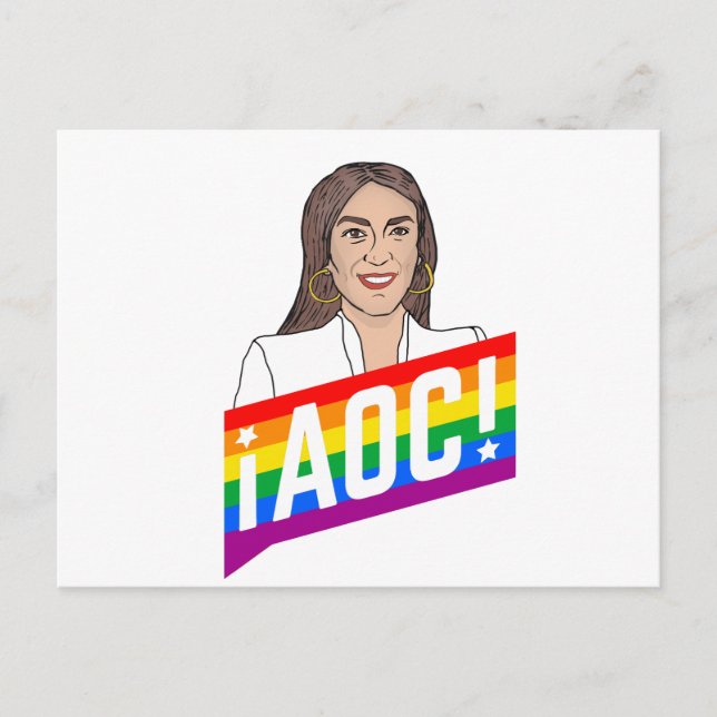 AOC LGBT PRIDE POSTCARD (Front)