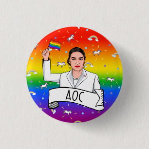 AOC Pride 3 Cm Round Badge