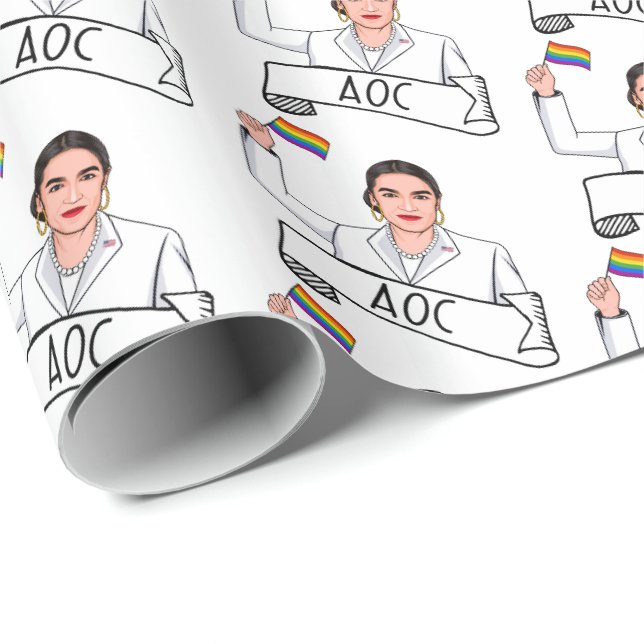 AOC Pride Wrapping Paper (Roll Corner)
