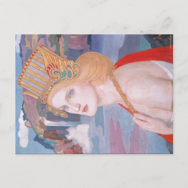 Aoife, c. 1914 by John Duncan Postcard (Front)