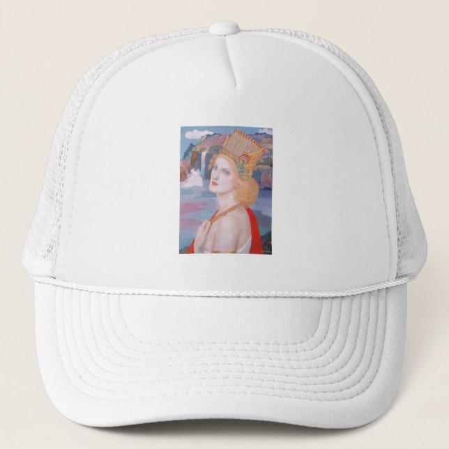 Aoife, c. 1914 by John Duncan Trucker Hat (Front)
