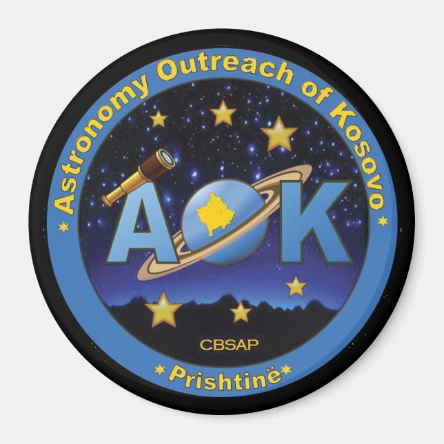 AOK Large 3-inch Magnet (Front)