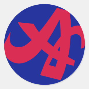 aokimono. small symbols type2 classic round sticker