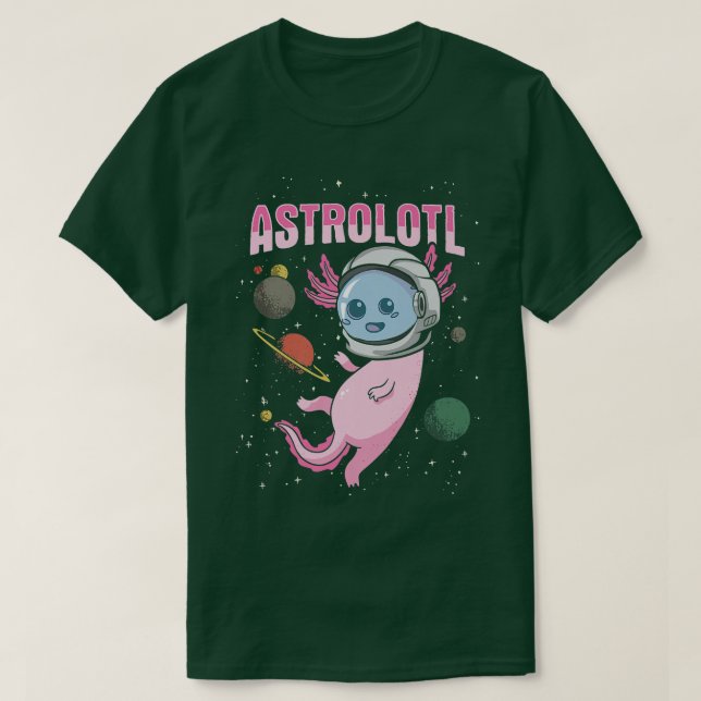 Aolotl Design for a Astronaut Lover  T-Shirt (Design Front)