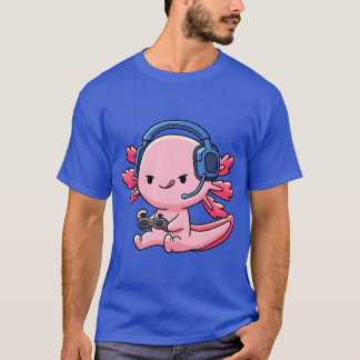 Aolotl Fish Video Game Gaming Boys Girls Anime Li T-Shirt
