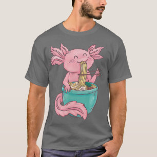 Aolotl Ramen Food Cute Funny Aolotls Kawaii Japan  T-Shirt