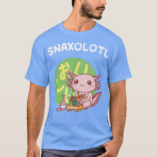 Aolotl Snaolotl Sushi Food Cute Funny Aolotls Kawa T-Shirt
