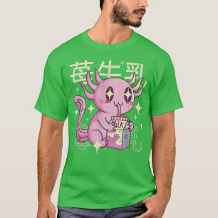 Aolotl Strawberry Milk Japan Style Japanese Kawaii T-Shirt