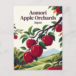 Aomori Apple Orchards Japan Postcard