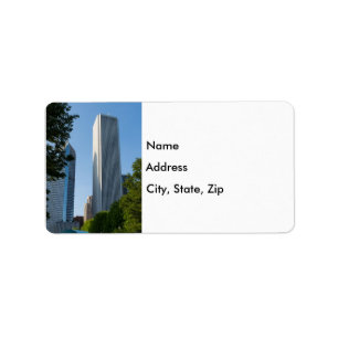 Aon Centre Chicago Address Label