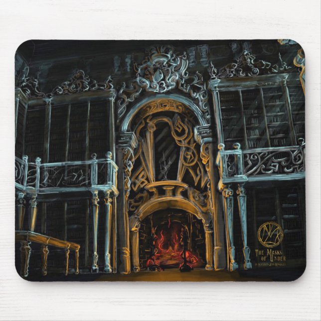 Aon's Library Mouse Pad (Front)