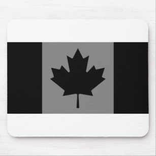 (AOP) CAN Flag Black/Grey - Mouse Pad