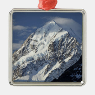 Aoraki Mount Cook, Mackenzie Country, South 2 Metal Tree Decoration