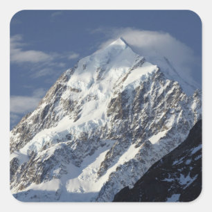Aoraki Mount Cook, Mackenzie Country, South 2 Square Sticker