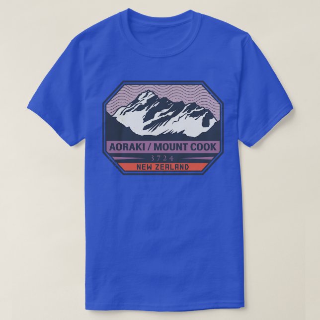 Aoraki Mount Cook T-Shirt (Design Front)