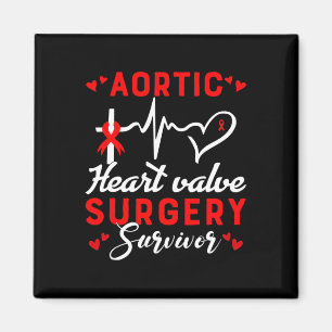 Aortic Heart Valve Surgery Survivor Heart Disease  Magnet