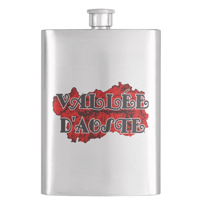Aosta Valley Hip Flask (Front)
